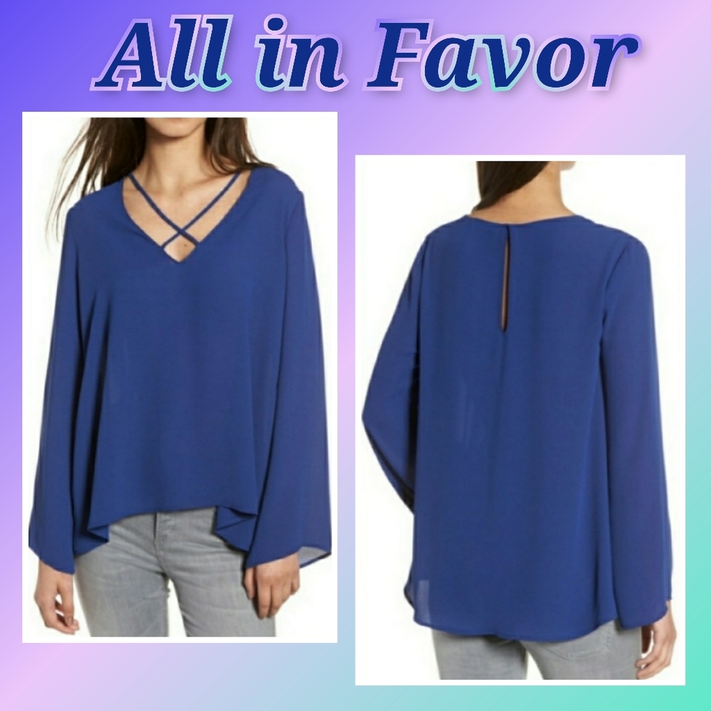 🌟2/$30🌟ALL IN FAVOR Cross Front Blouse